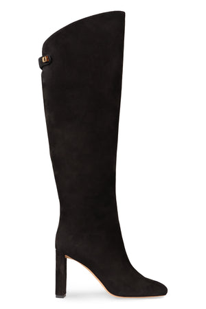 Adriana suede knee high boots-1